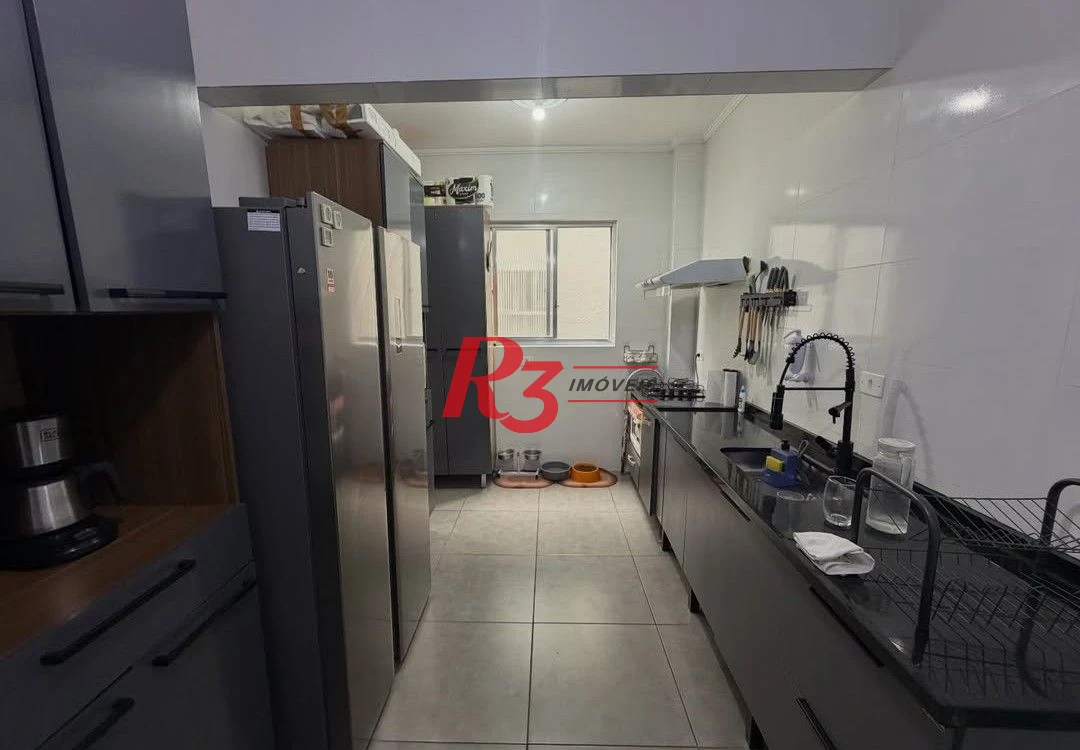 Apartamento com 2 dormitórios à venda, 83 m² por R$ 470.000,00 - Aparecida - Santos/SP