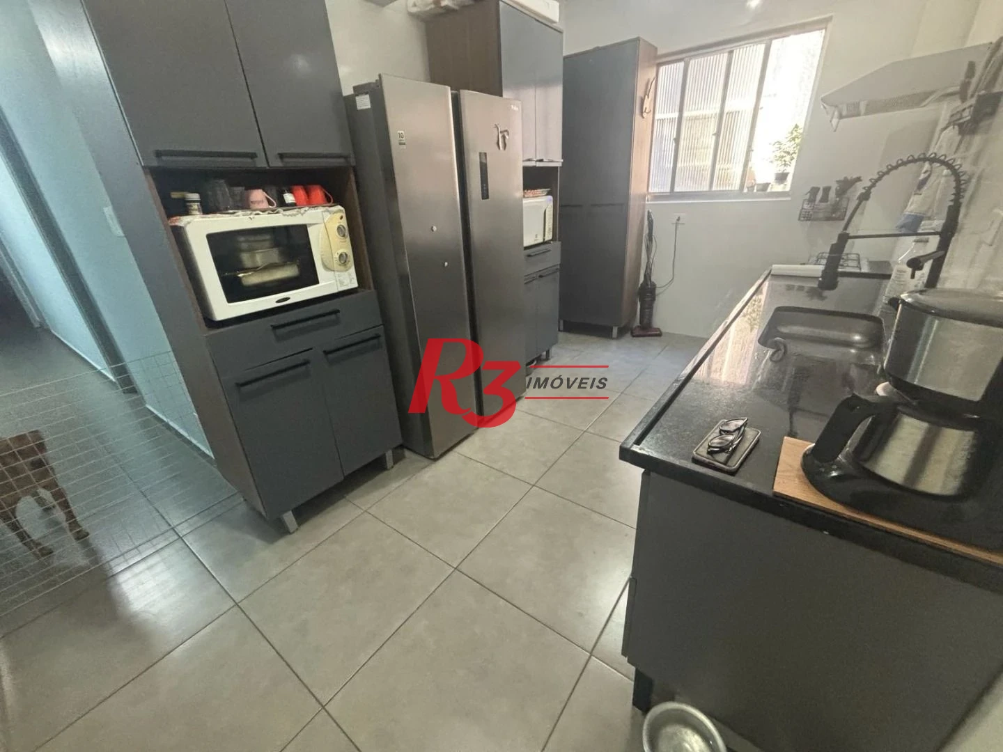 Apartamento com 2 dormitórios à venda, 83 m² por R$ 470.000,00 - Aparecida - Santos/SP