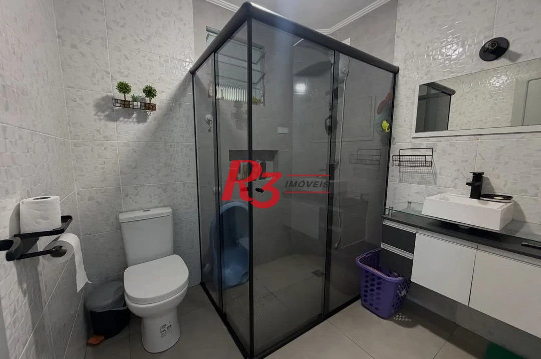 Apartamento com 2 dormitórios à venda, 83 m² por R$ 470.000,00 - Aparecida - Santos/SP