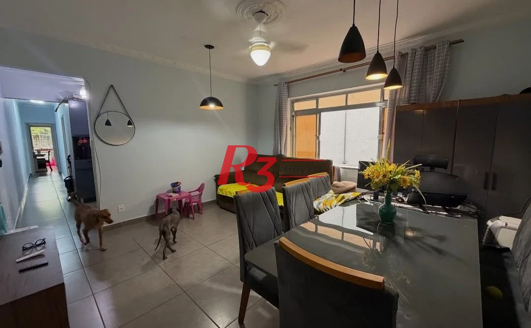 Apartamento com 2 dormitórios à venda, 83 m² por R$ 470.000,00 - Aparecida - Santos/SP