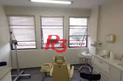 Sala comercial à venda com recepção Vila Mathias Santos