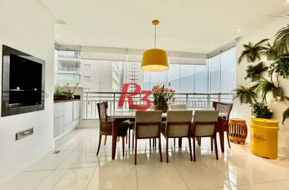 Apartamento com 3 dormitórios à venda, 150 m² por R$ 1.690.000,00 - Marapé - Santos/SP