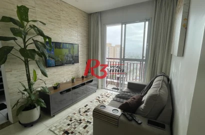 Apartamento com 2 dormitórios à venda, 49 m² por R$ 320.000,00 - Castelo - Santos/SP
