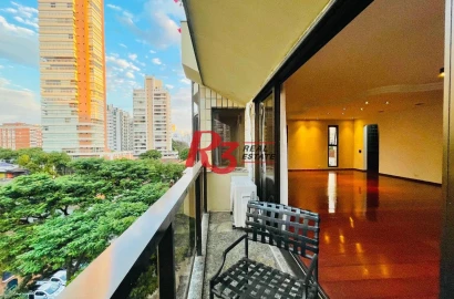 Apartamento com 4 dormitórios, 200 m² - venda por R$ 1.915.000,00 ou aluguel por R$ 11.500,00/mês - Gonzaga - Santos/SP