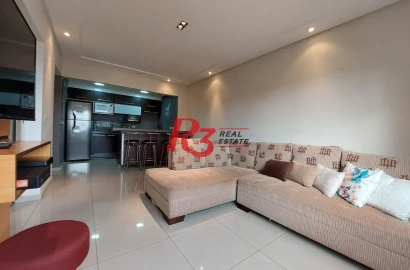 Apartamento com 2 dormitórios à venda, 69 m² por R$ 495.000,00 - Gonzaga - Santos/SP
