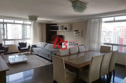 Apartamento com 4 dormitórios à venda, 194 m² por R$ 1.700.000,00 - Gonzaga - Santos/SP