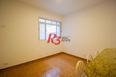 Apartamento com 1 dormitório à venda, 44 m² por R$ 310.000,00 - Boqueirão - Santos/SP