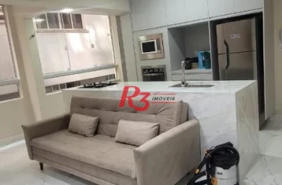 Apartamento à venda, 96 m² por R$ 608.000,00 - José Menino - Santos/SP