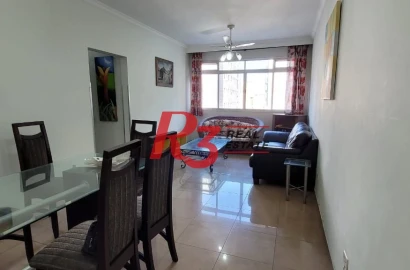 Apartamento com 2 dormitórios para alugar, 90 m² por R$ 4.003,00/mês - Ponta da Praia - Santos/SP