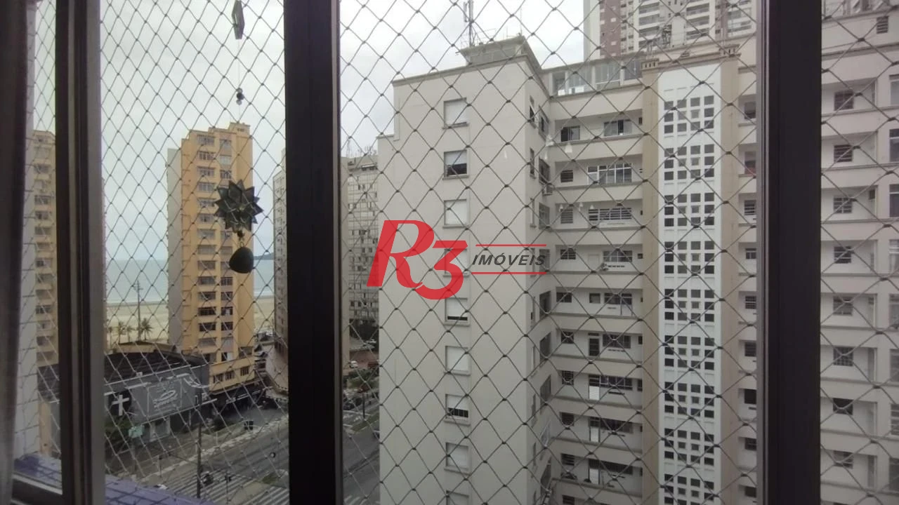 Oportunidade à venda na orla do José Menino em Santos, 71 m², 2 quartos, 2 banheiros, 2 vagas, vista mar, condição especial!!!
