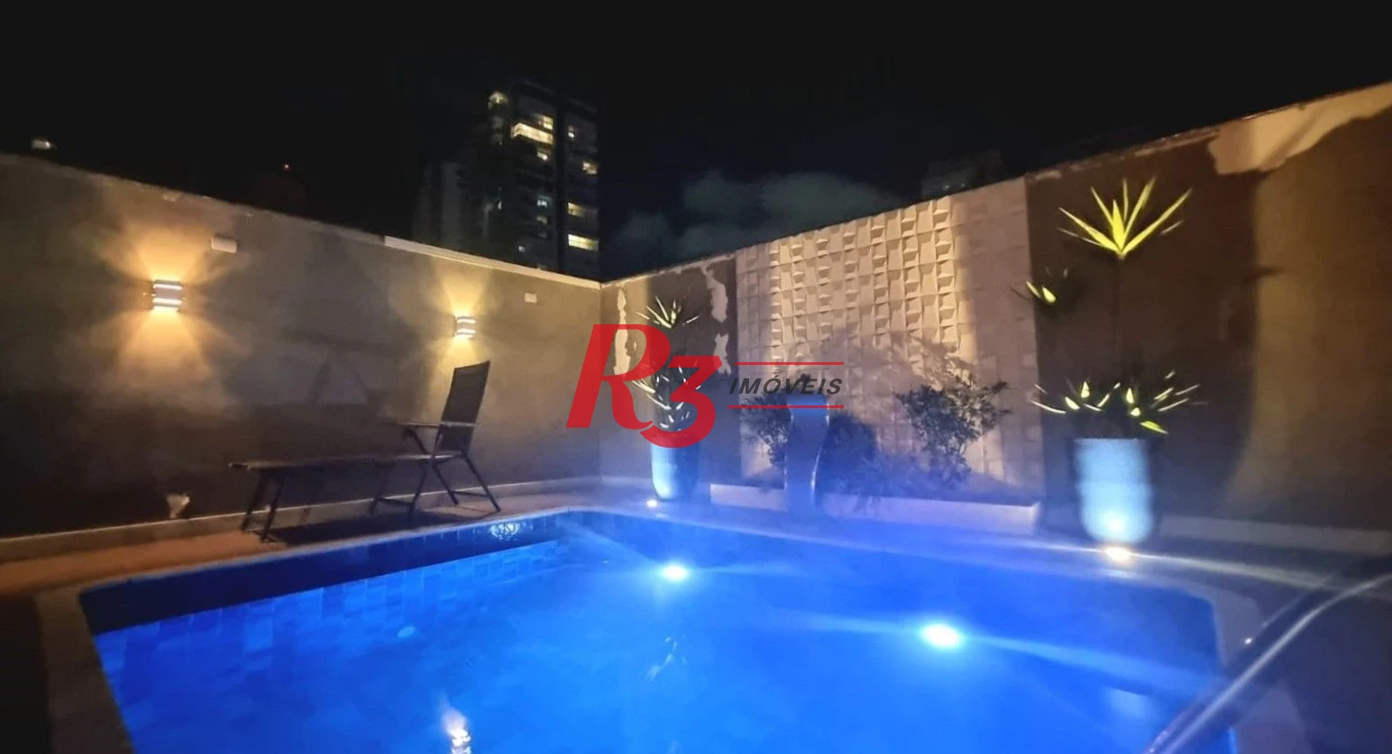 Cobertura com 3 dormitórios e lazer, à venda, 180 m² por R$ 1.650.000 - Boqueirão - Santos/SP