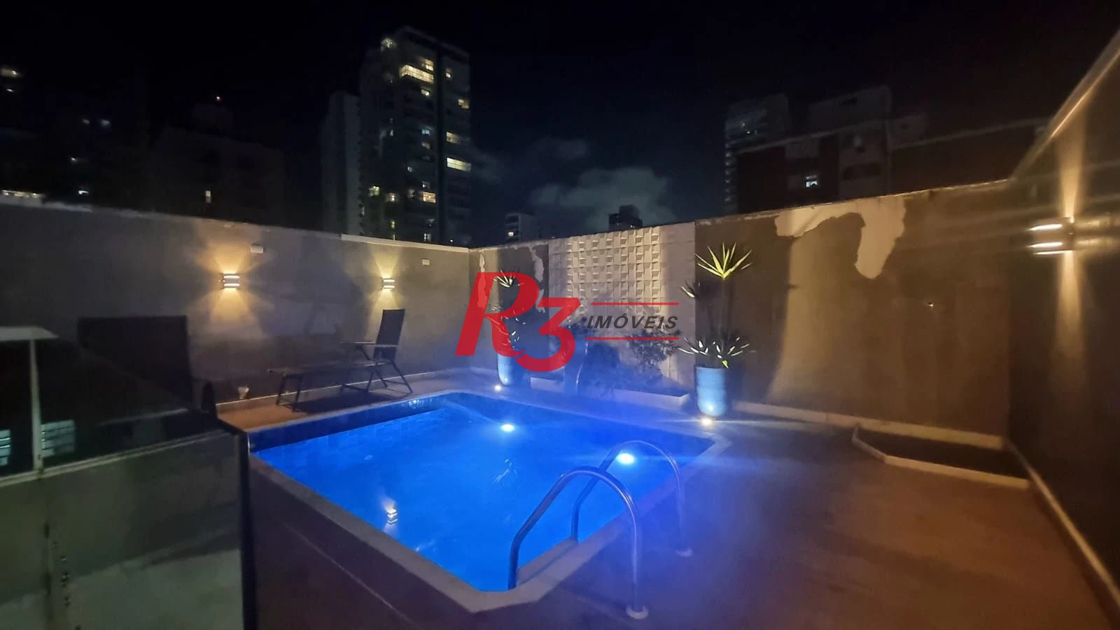 Cobertura com 3 dormitórios e lazer, à venda, 180 m² por R$ 1.650.000 - Boqueirão - Santos/SP