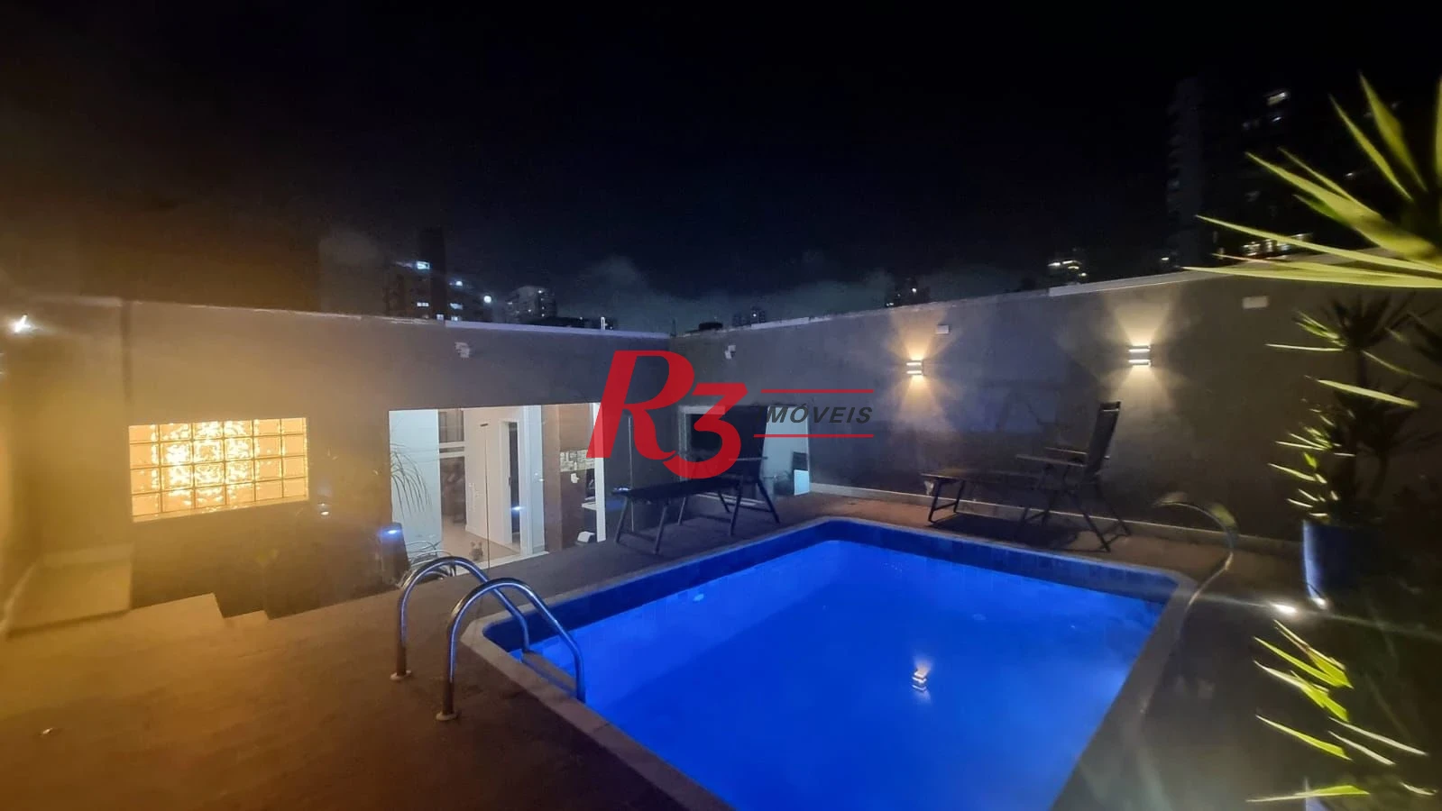 Cobertura com 3 dormitórios e lazer, à venda, 180 m² por R$ 1.650.000 - Boqueirão - Santos/SP