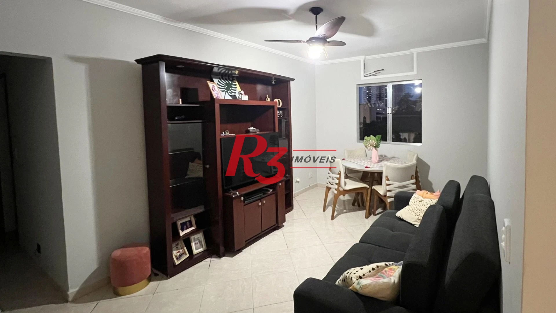 Apartamento à venda, 92 m² por R$ 456.000,00 - Encruzilhada - Santos/SP