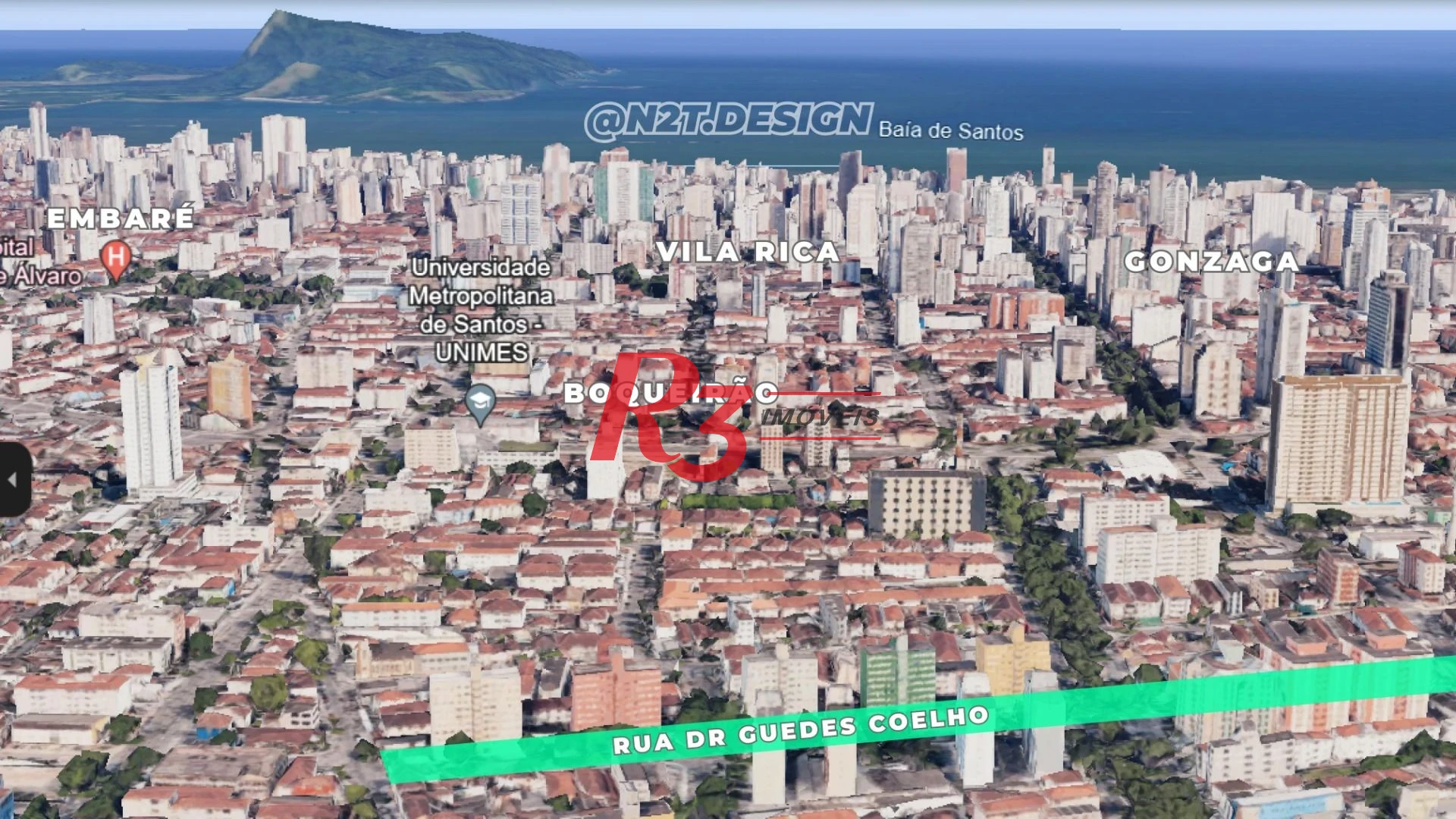 Apartamento à venda, 92 m² por R$ 456.000,00 - Encruzilhada - Santos/SP