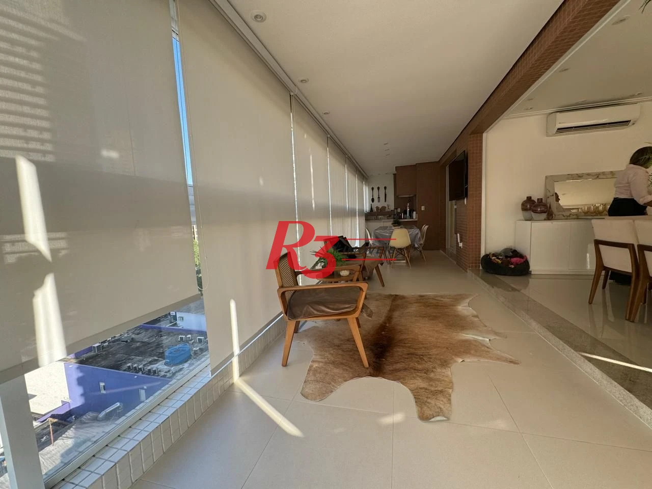 Apartamento com 3 dormitórios à venda, 221 m² - Gonzaga - Santos/SP