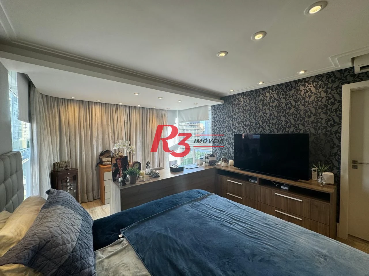 Apartamento com 3 dormitórios à venda, 221 m² - Gonzaga - Santos/SP