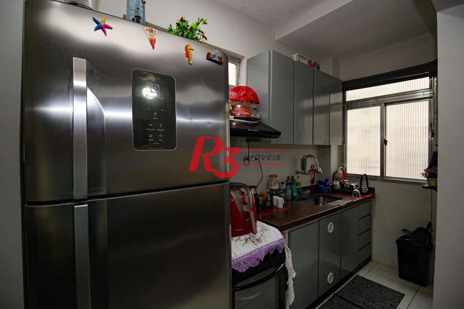 OPORTUNIDADE 380.000,00 , com 1 dormitório frente mar, - Boqueirão - Santos/SP