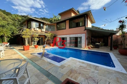 Casa à venda, 283 m² por R$ 4.700.000,00 - Balneário Praia do Pernambuco - Guarujá/SP