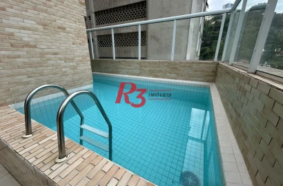 Apartamento à venda, 60 m² por R$ 450.000,00 - José Menino - Santos/SP