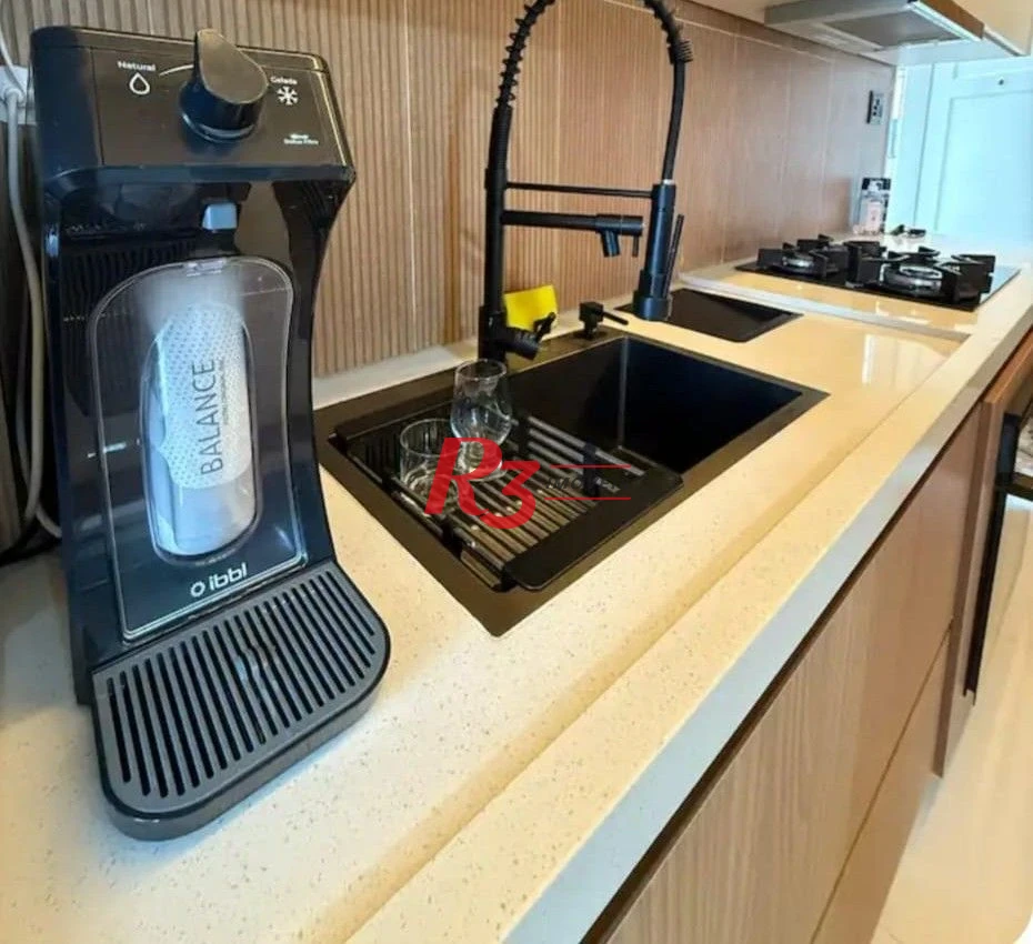 Apartamento com 1 dormitório à venda, 38 m² por R$ 430.000,00 - Boqueirão - Santos/SP