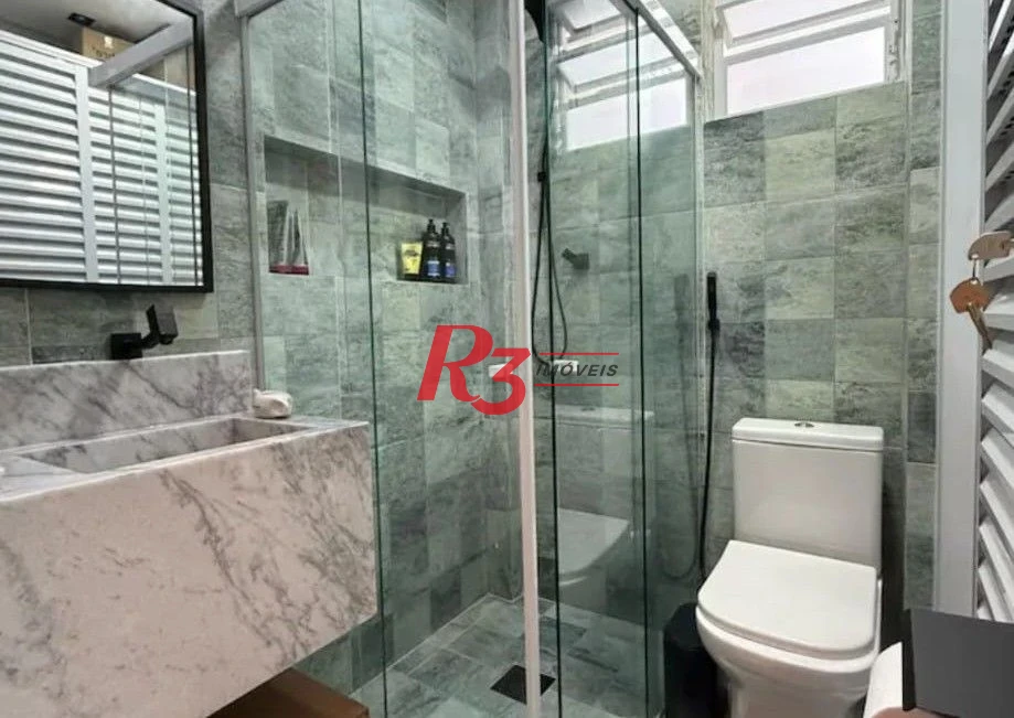 Apartamento com 1 dormitório à venda, 38 m² por R$ 430.000,00 - Boqueirão - Santos/SP