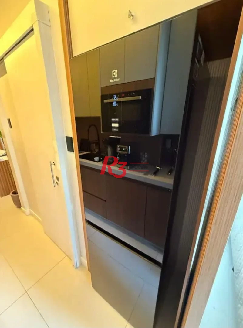 Apartamento com 1 dormitório à venda, 38 m² por R$ 430.000,00 - Boqueirão - Santos/SP