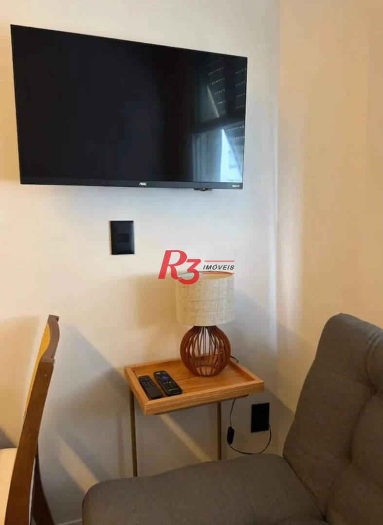 Apartamento com 1 dormitório à venda, 38 m² por R$ 430.000,00 - Boqueirão - Santos/SP