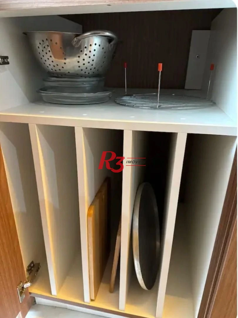 Apartamento com 1 dormitório à venda, 38 m² por R$ 430.000,00 - Boqueirão - Santos/SP
