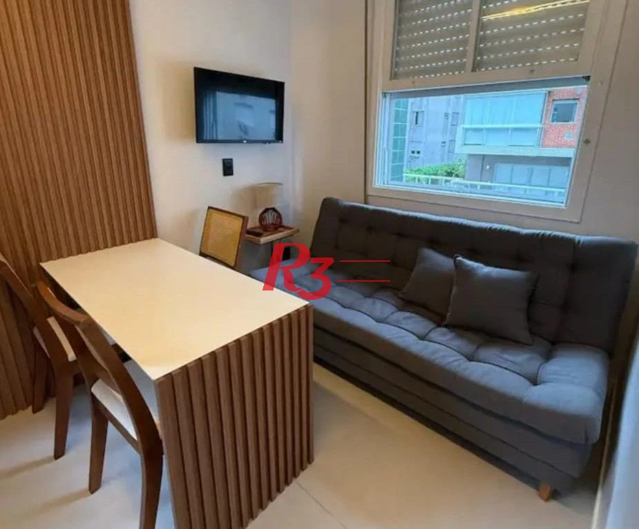 Apartamento com 1 dormitório à venda, 38 m² por R$ 430.000,00 - Boqueirão - Santos/SP