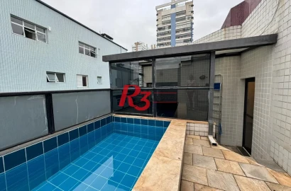 Oportunidade Cobertura com piscina no Pompeia em Santos
