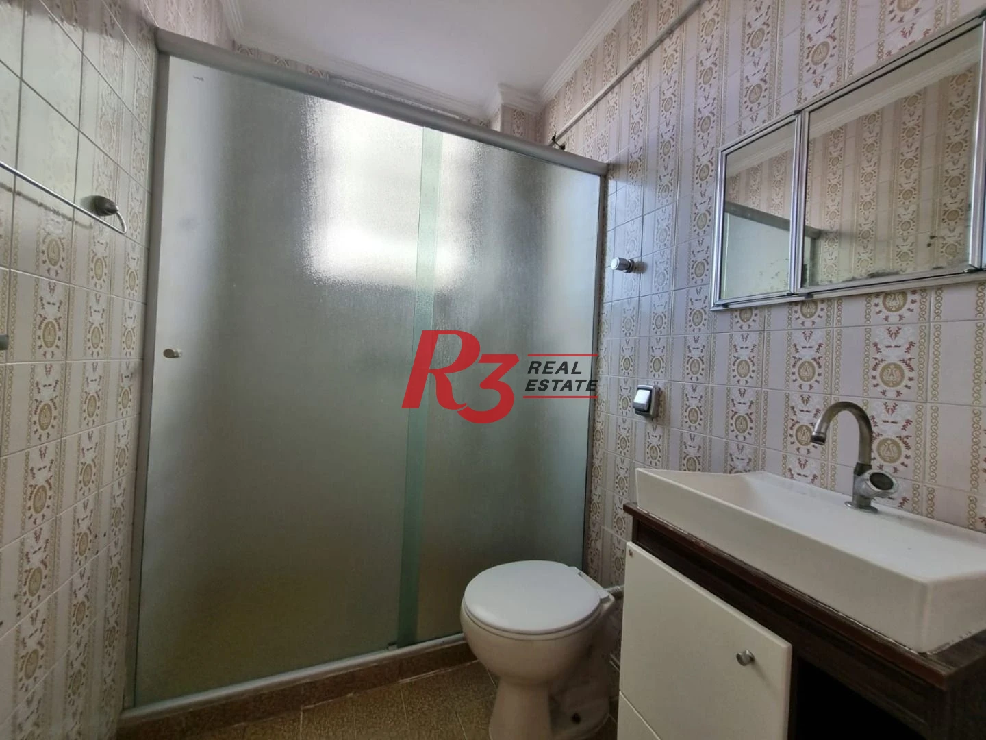 Apartamento com 2 dormitórios para alugar, 125 m² por R$ 4.188,02/mês - Boqueirão - Santos/SP