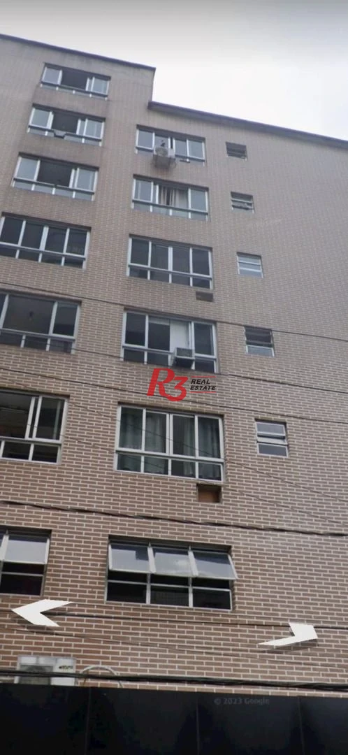 Apartamento com 2 dormitórios para alugar, 125 m² por R$ 4.188,02/mês - Boqueirão - Santos/SP