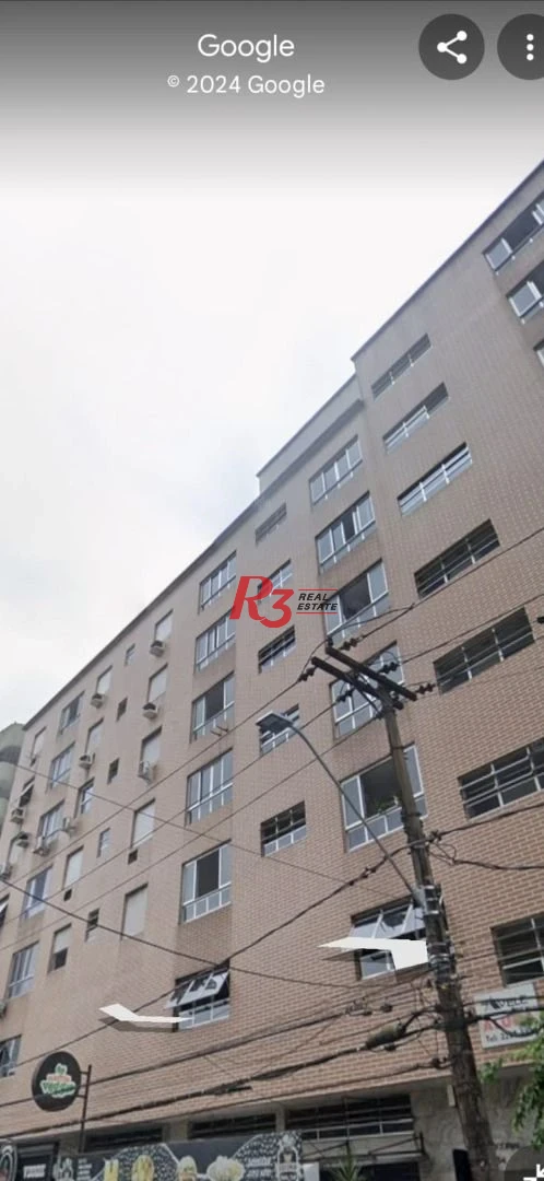 Apartamento com 2 dormitórios para alugar, 125 m² por R$ 4.188,02/mês - Boqueirão - Santos/SP