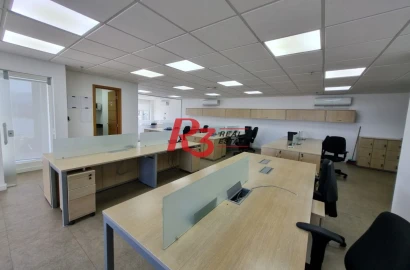 Sala para alugar, 180 m² por R$ 12.000,02/mês - Centro - Santos/SP