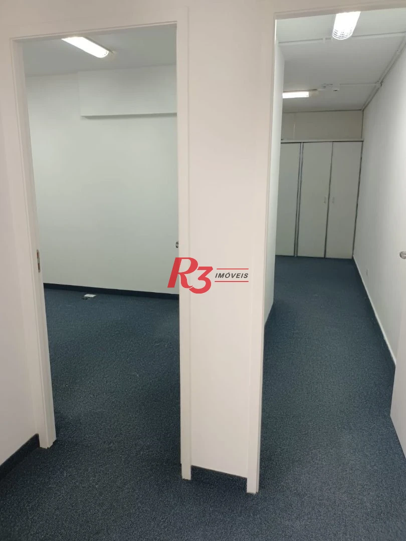 Conjunto para alugar, 74 m² por R$ 4.500,00/mês - Centro - Santos/SP