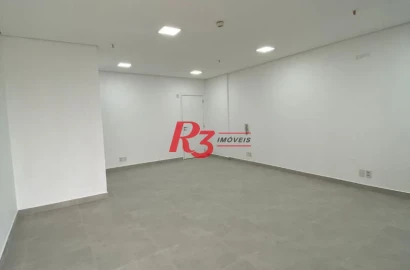 Sala à venda, 43 m² por R$ 300.000,00 - Valongo - Santos/SP