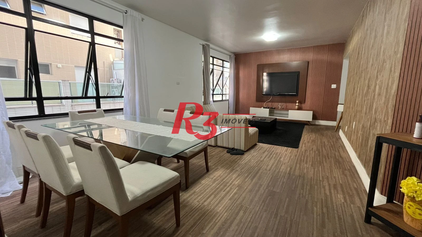 Apartamento com 3 dormitórios para alugar, 146 m² por R$ 7.000,02/mês - Pompéia - Santos/SP