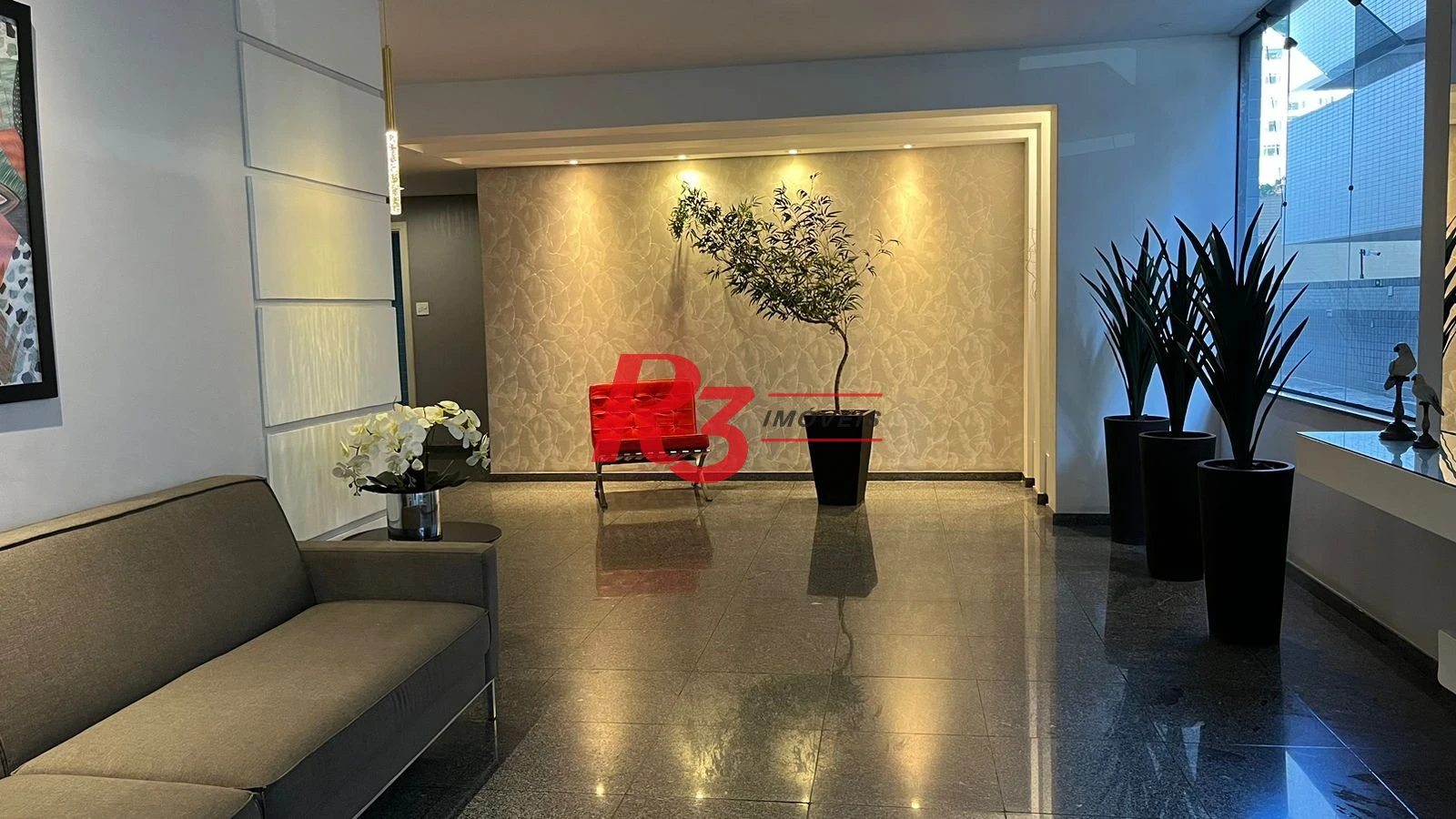 Apartamento com 3 dormitórios para alugar, 146 m² por R$ 7.000,02/mês - Pompéia - Santos/SP
