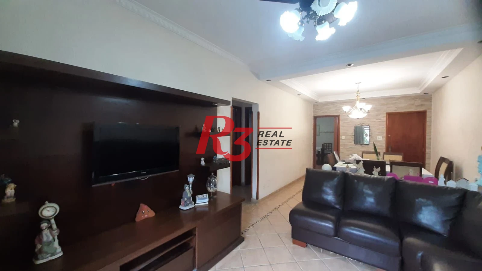 Apartamento com 3 dormitórios à venda, 118 m² por R$ 710.000,00 - Campo Grande - Santos/SP