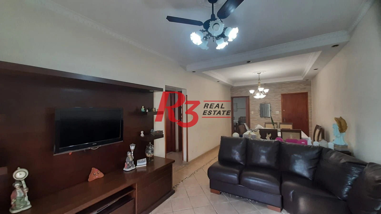Apartamento com 3 dormitórios à venda, 118 m² por R$ 710.000,00 - Campo Grande - Santos/SP
