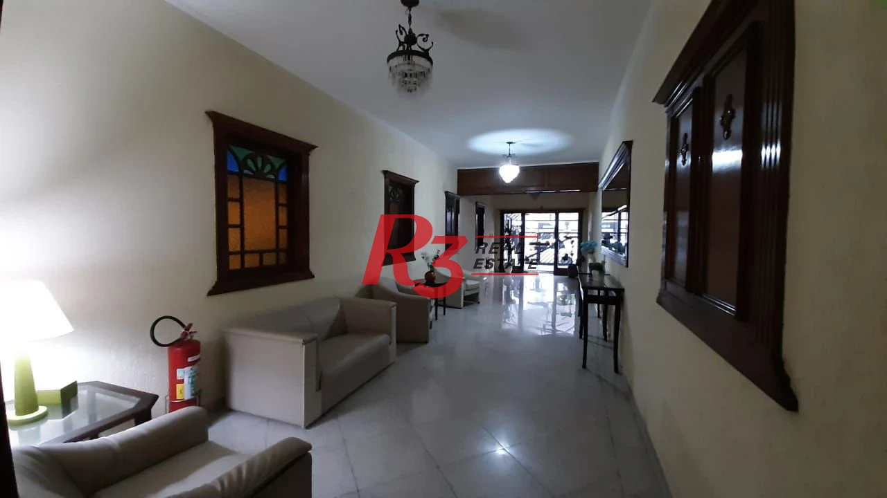 Apartamento com 3 dormitórios à venda, 118 m² por R$ 710.000,00 - Campo Grande - Santos/SP