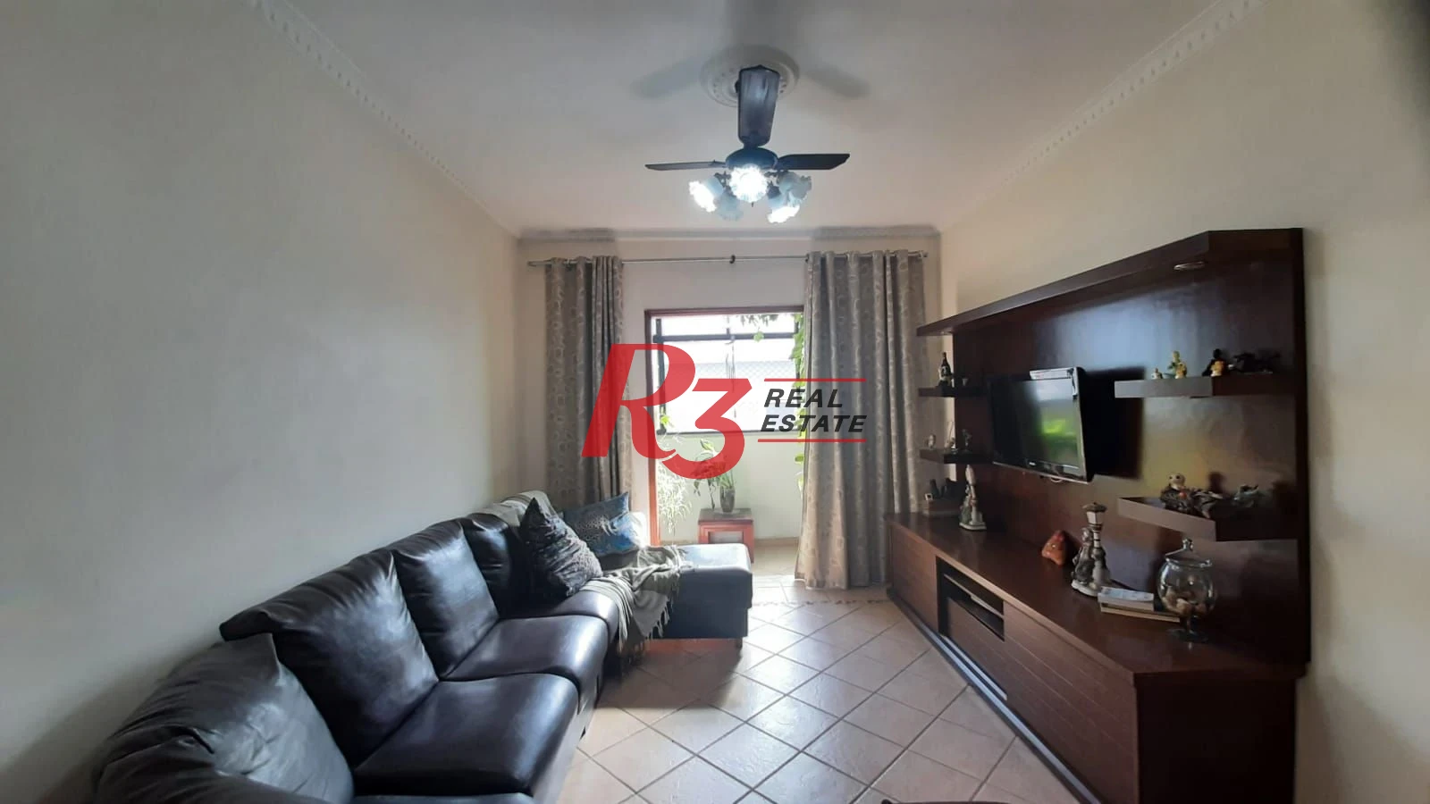 Apartamento com 3 dormitórios à venda, 118 m² por R$ 710.000,00 - Campo Grande - Santos/SP