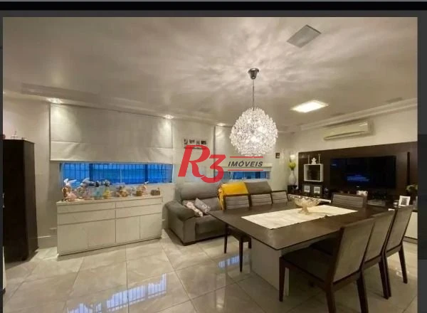 Sobrado com 3 dormitórios c piscina  190 m²  - Ponta da Praia - Santos