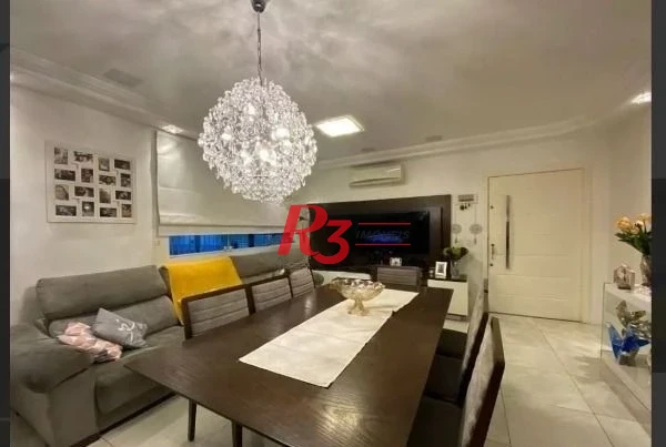 Sobrado com 3 dormitórios c piscina  190 m²  - Ponta da Praia - Santos