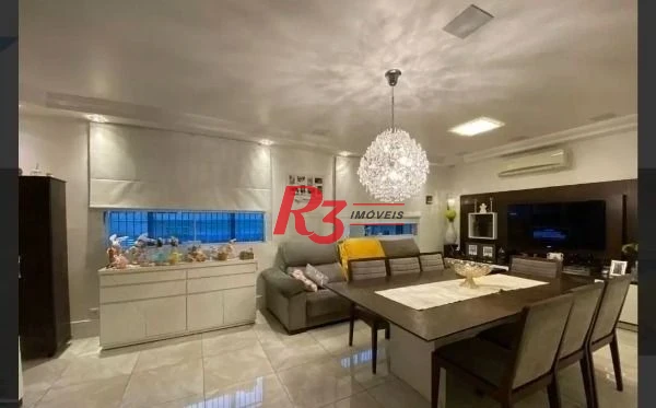 Sobrado com 3 dormitórios c piscina  190 m²  - Ponta da Praia - Santos