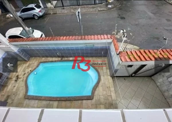 Sobrado com 3 dormitórios c piscina  190 m²  - Ponta da Praia - Santos