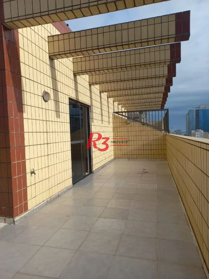 Cobertura com 1 dormitório à venda, 166 m² por R$ 979.000,00 - Aparecida - Santos/SP