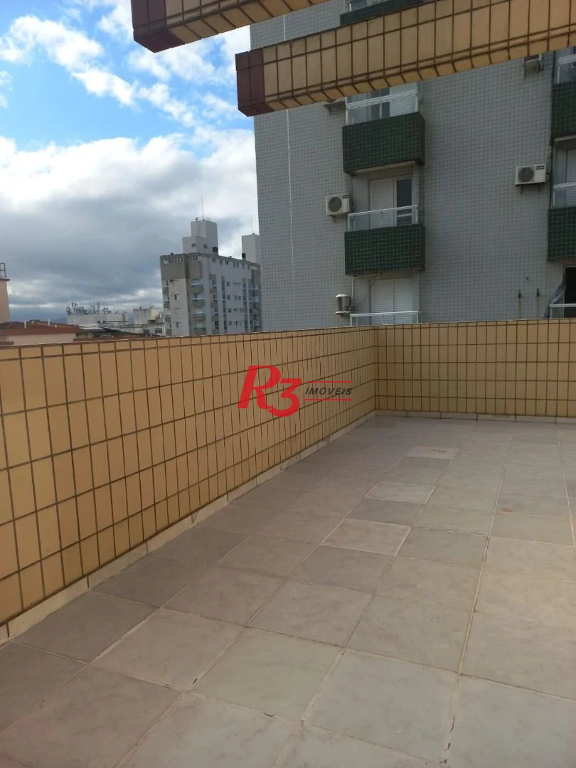 Cobertura com 1 dormitório à venda, 166 m² por R$ 979.000,00 - Aparecida - Santos/SP