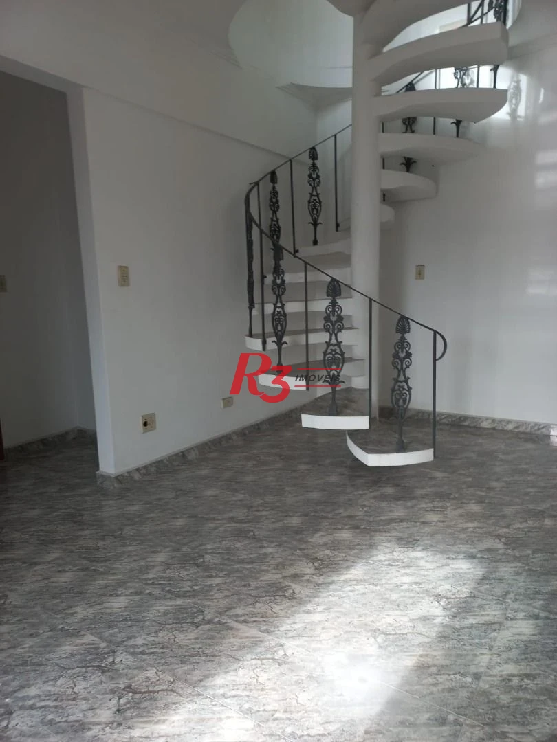 Cobertura com 1 dormitório à venda, 166 m² por R$ 979.000,00 - Aparecida - Santos/SP